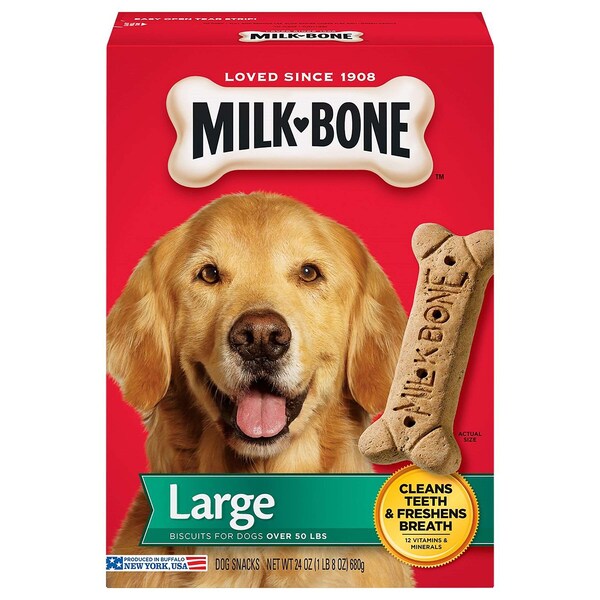 Milk-Bone Milk Bone 24 oz. Large Original Dog, PK12 - 7910051411