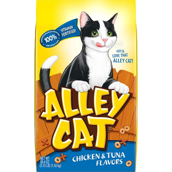 Alley Cat Alley Cat 3.15lbs Chicken Tuna Bag, PK6 - 2927451420