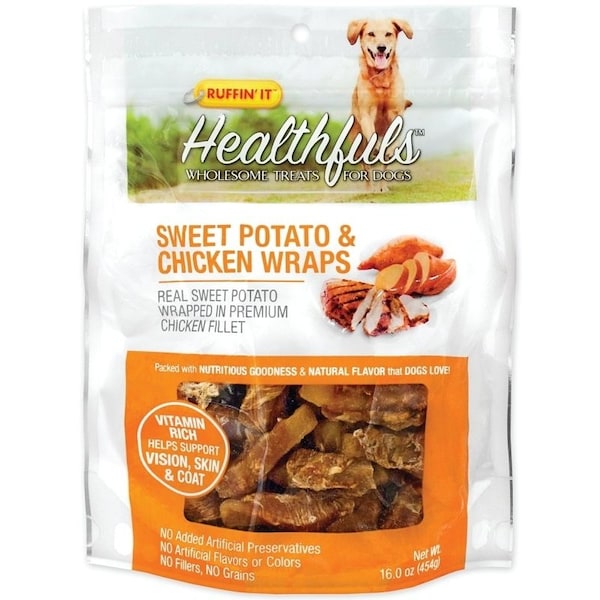 Ruffin It RUFFIN'IT 08314 Wholesome Dog Treats 16 oz, 16 oz - 8314
