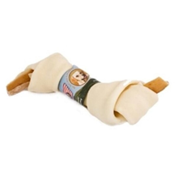 Scoochie Pet Products 6 - 7 in. Dump Bin of Brazilian Knotted Rawhide Bones, 200 Piece - 96