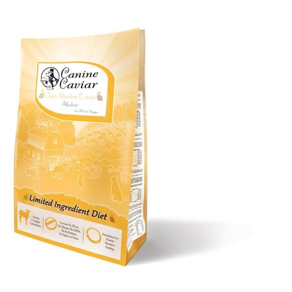 Canine Caviar Canine Caviar 901268 Open Meadow Alkaline Holistic Entre All Life Stages; 4.4 pound - 8 Bags Per Bale - 901268