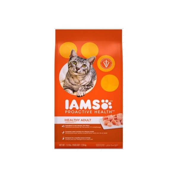 Iams Iams ProHealth Cat Food Original with Chicken 3.5lbs, PK4 - 328512