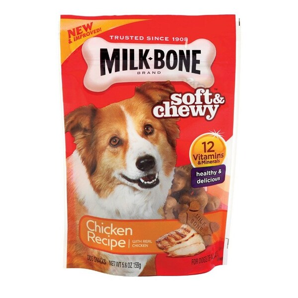 Milk-Bone Milk Bone Soft and Chewy Chicken Flavor Biscuit For Dogs 5.6 oz 1 pk - 64490212