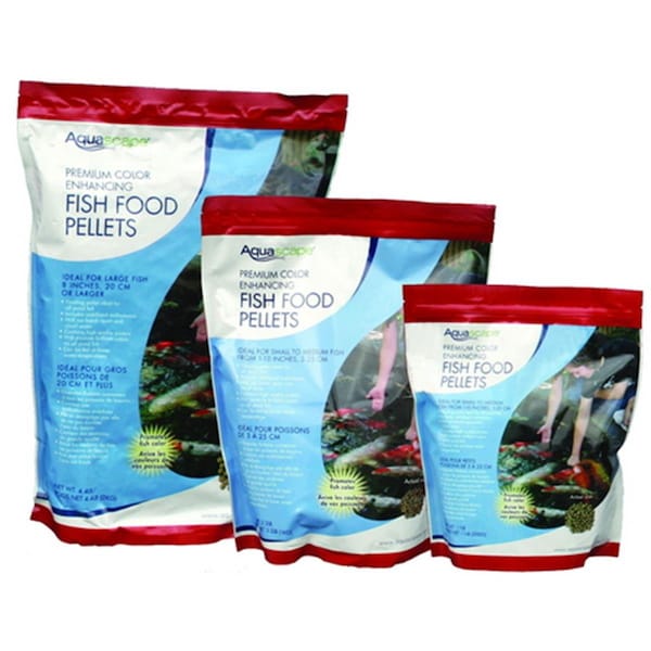 Aquascape Premium Color Enhancing Fish Food Pellets - 20 Kg - 81006