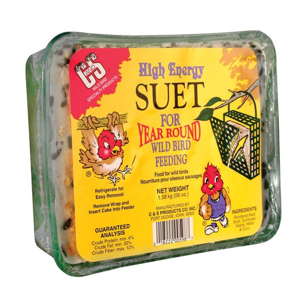 C&S Products C&S Assorted Species Beef Suet Wild Bird Food 56 oz - 06598