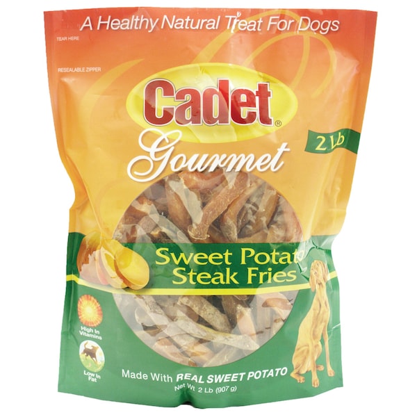 Cadet Sweet Potato Steak Fries Treats 2Lbs - C01387