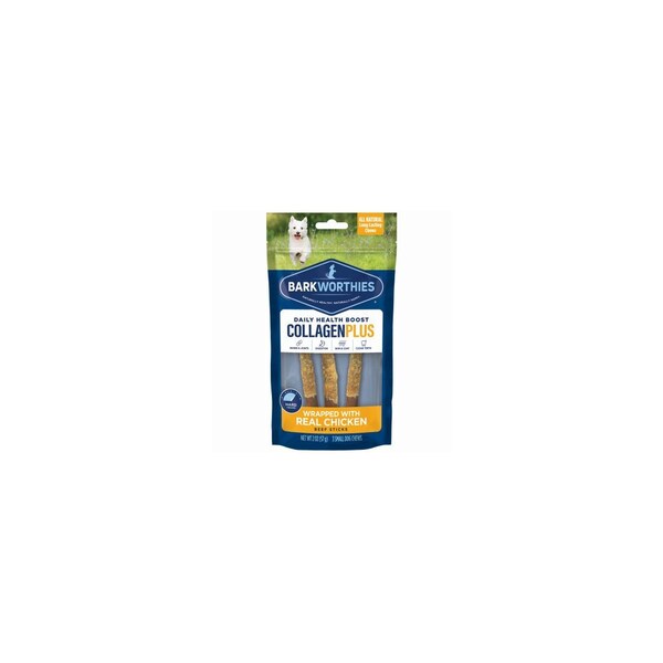American Distribution & Mfg Co Chicken Wrapped Collagen Natural Dog Chews, 6-In, 3PK - 2023061