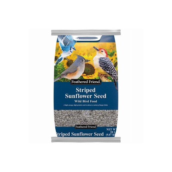 Global Harvest Foods Ltd 20LB StripeSunFLWR Food - 14419