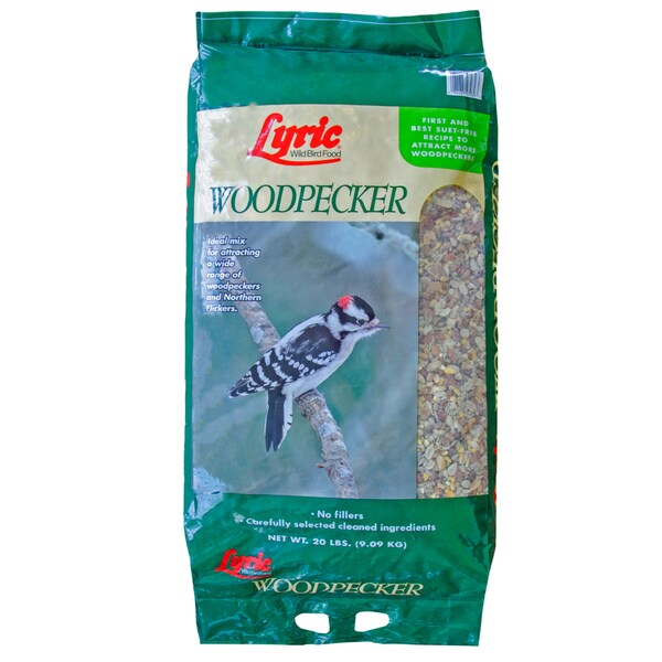 Lyric Lyric Woodpecker Fruits and Nuts Wild Bird Food 20 lb - 26-47406