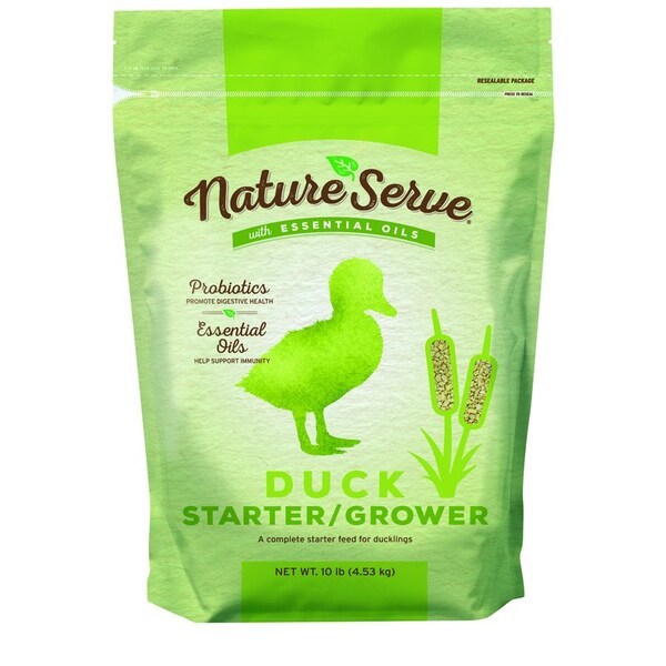 Natureserve NatureServe Grower/Starter Feed Crumble For Duck 10 lb - DS290001