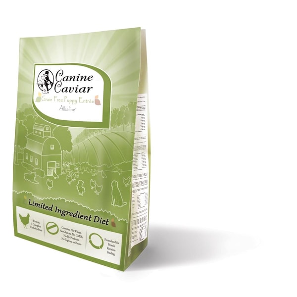 Canine Caviar Grain Free Puppy Alkaline Holistic Entree F58 44 pound 8 Bags Per Bale - 902517