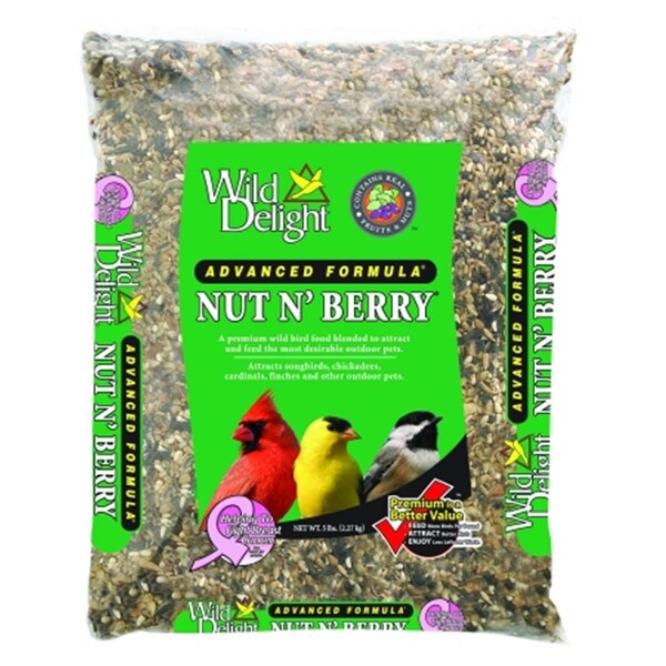 D&D Wild Delight Nut N Berry Wild Bird Food 5 Lb 366050 - D&37551