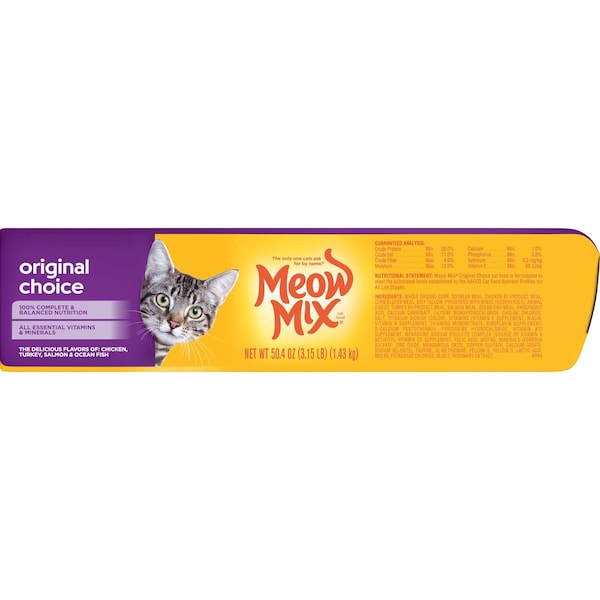 Meow Mix Meow Mix 3.15lbs Original, PK4 - 2927452327
