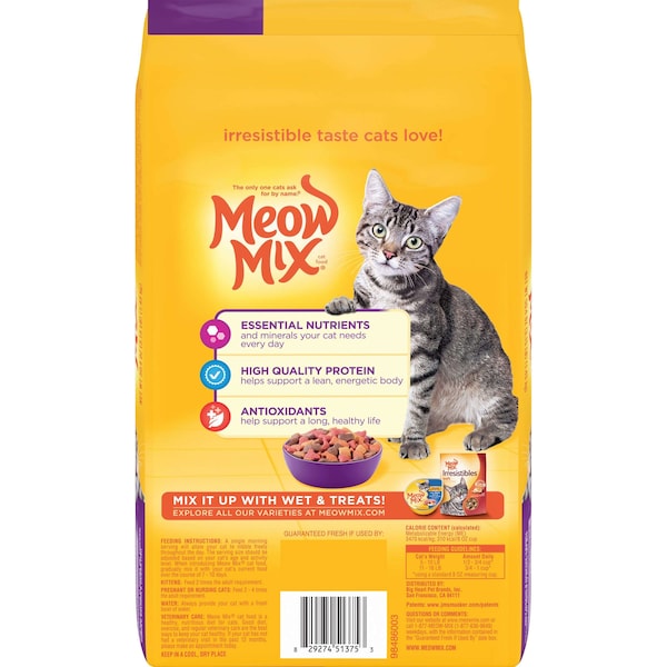 Meow Mix Meow Mix 3.15lbs Original, PK4 - 2927452327