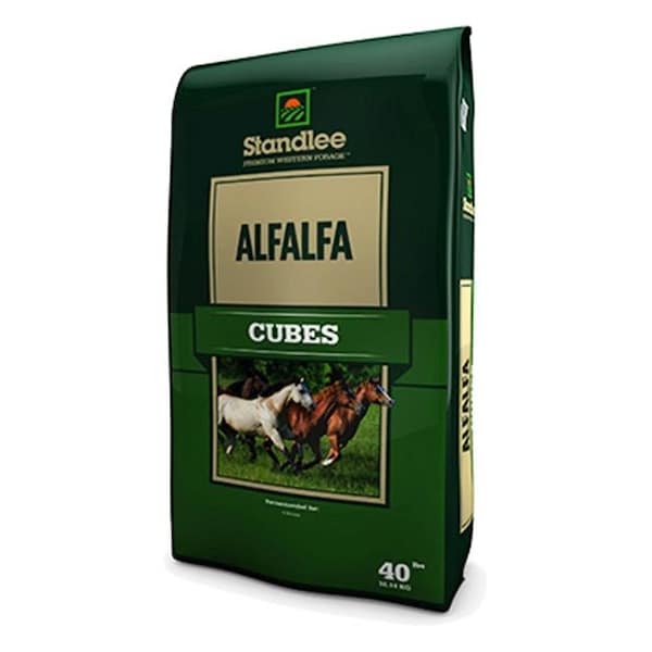 Standlee Hay Standlee Hay 1180-40101-0-0 40 lbs. Premium Alfalfa Cubes Forage - 192932