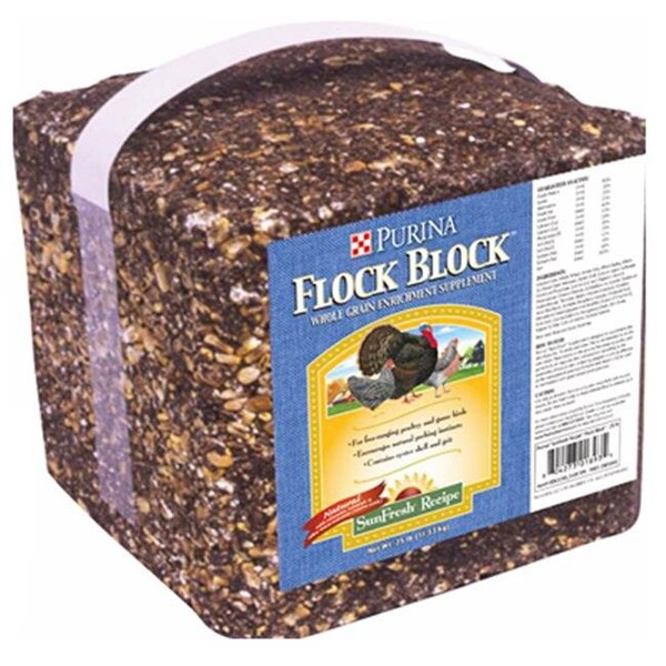 Purina Purina 3003351-603 25 lbs. Sunfresh Recipe Flock Block - 158203