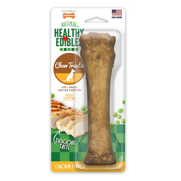 Nylabone Healthy Edibles Lng Lstng Chicken Treats - NBQ105P