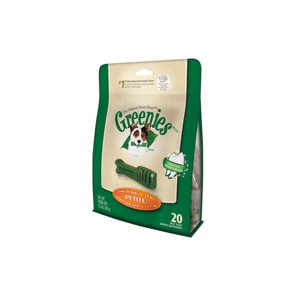 Greenies Petite Small Dog Original Flavor Dental Dog Treat, 20PK - 101443