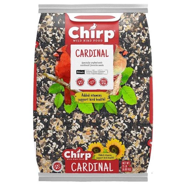 Petpurifiers 15 lbs Cardinal Wild Bird Black Oil Sunflower Wild Bird Food - PE3306104