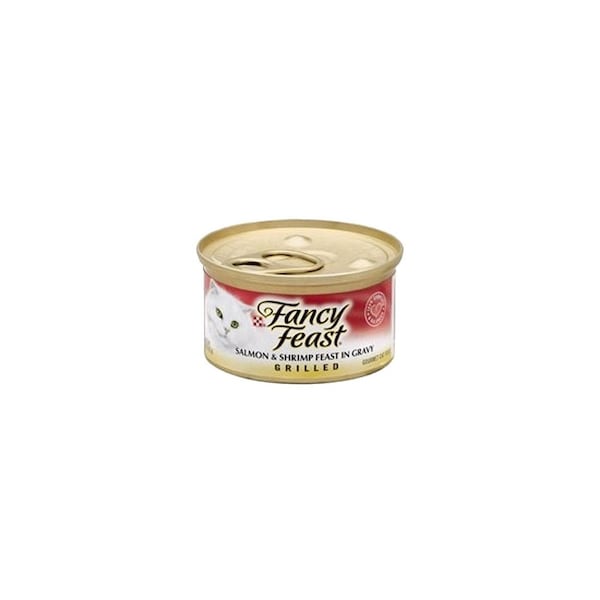 American Distribution & Mfg Co Cat Food, Grilled Salmon & Shrimp, 3-oz. Can - 10209