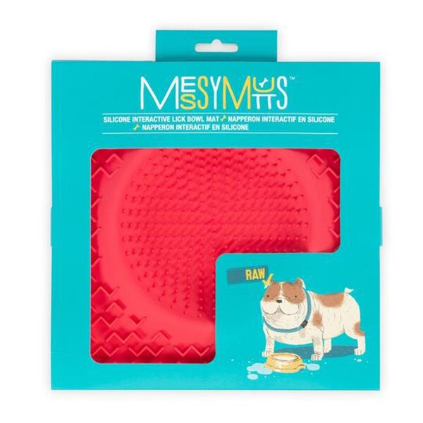 Messy Mutts Theraputic Lickin Dog Bowl, Watermelon - 628043607286