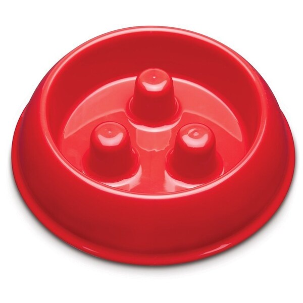 Proselect Slow Feeder Bowl, S, 12 oz Volume, Plastic, Red - ZX7082 14
