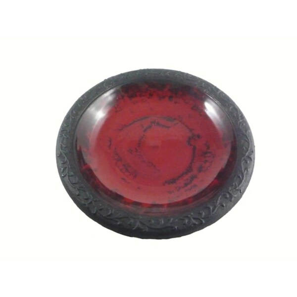 Tdi Brands Red Gloss Bird Bowl with Mat Rim - TDI48180T