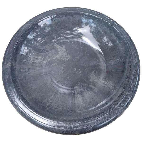 Tdi Brands Gloss Bird Bowl with Rim  Cool Grey - TDI41895T