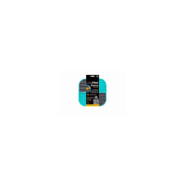 Innovative Pet Products Pty Ltd Slo-Mo Dog Feeder Mat, Turquoise - LM3001TQ-DR