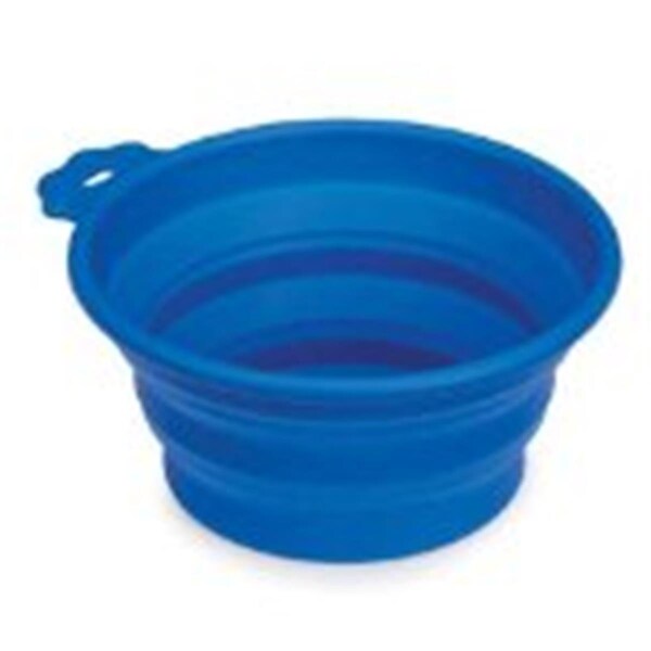 Pamperedpets ZW6149 Bend-A-Bowl - Blue - Small - PA3124941