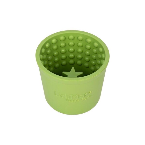 Innovative Pet Products Pty Ltd Slow Feeder Yoggie Pot Green Rubber For Dogs Green - LM5301GN-DR