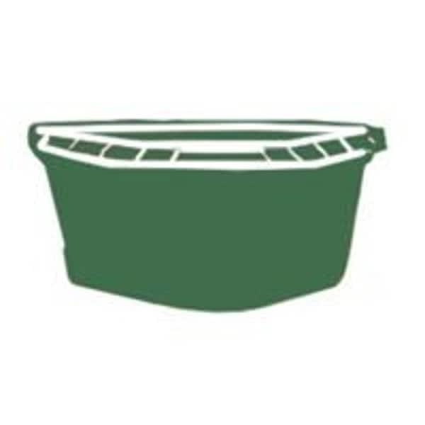 Fortex Fortiflex Corner Feeder, 24 qt Volume, Rubber Polymer, Green - CF24GR