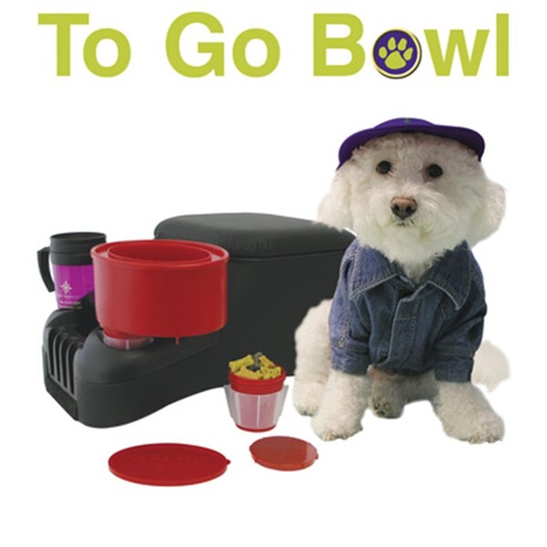 Furry Travelers -TO GO BOWL - Red - 1002 RED