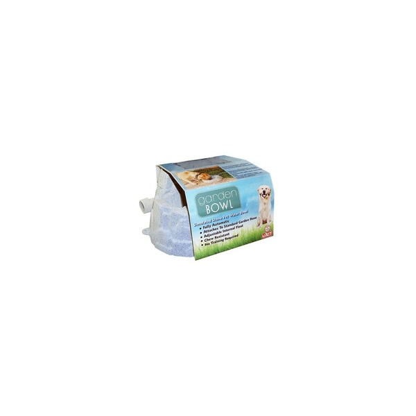 Lixit Garden Pet Water Bowl, Simulated Stone - 30-0845-004