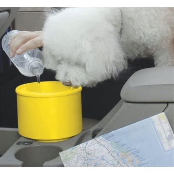 Furry Travelers To Go Pet Bowl, Yellow - 891561002127