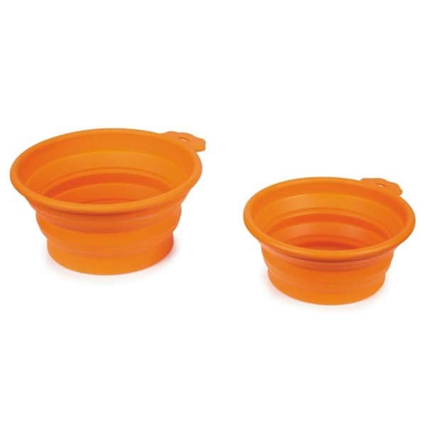 Petedge Guardian Gear Bend-A-Bowl - Medium, Orange - ZW6149 16 69
