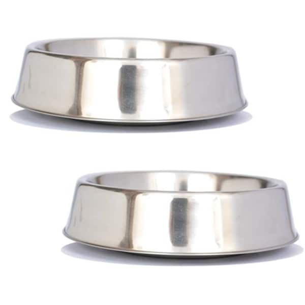 Iconic Pet Llc Iconic Pet 51435 24 oz. Anti Ant Stainless Steel Non Skid Pet Bowl - 51435