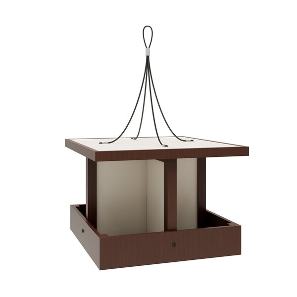 New Age Pet Feathered Friends, Beak Buffet Bird Feeder, Maple w/ Walnut Trim - RHBSQ41-09