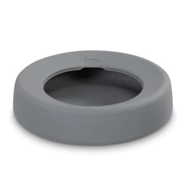 Messy Mutts Mess Dog Nonspill Bowl - Gray - 5.25 Cup, 6PK - 628043607361