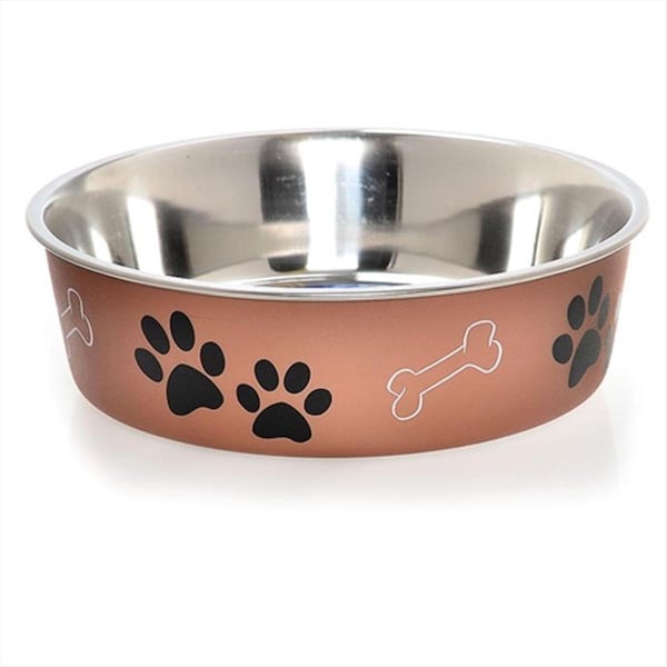 Loving Pets Met Bella Bowl Copper Lg - 430872
