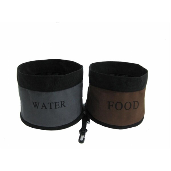 Petpurifiers Camouflage Double Water Travel Pet Bowl - PE117155