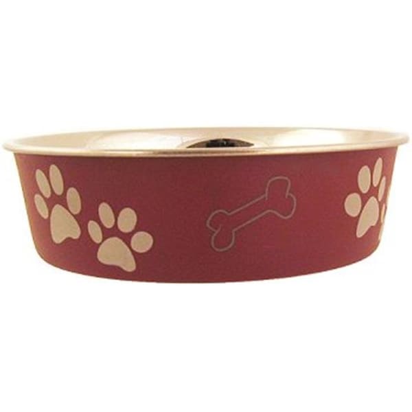 Loving Pets Loving Pets 430846 Bella Bowl Merlot Lg - 430846