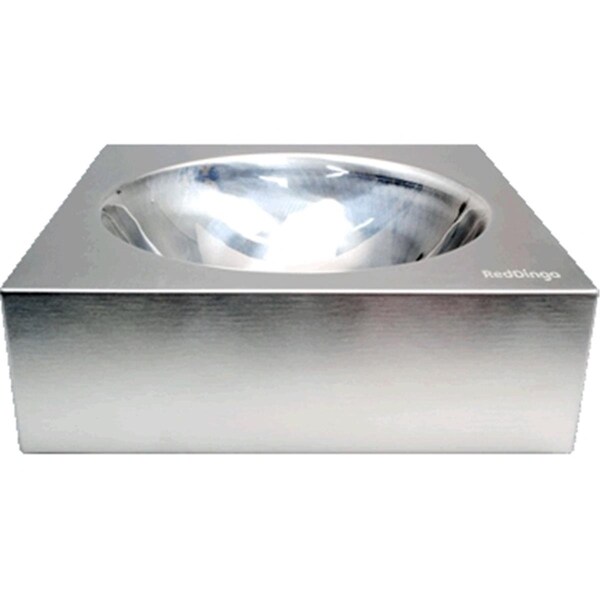 Red Dingo Dog Bowl Stainless Steel, Large - RE437264
