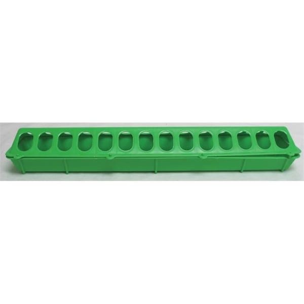 Miller Mfg Miller Mfg Co Inc Flip-top Poultry Feeder- Lime Green 20 Inch - 820LIMEGREEN - 957684