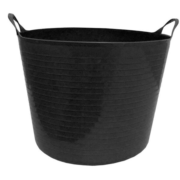 Tuff Stuff Products 12 gal F12-Bk Tuff Flex Tub, Black - 458192481