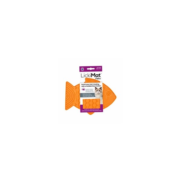 Innovative Pet Products Pty Ltd Felix Cat Feeder, Orange - LM9801OR-CR