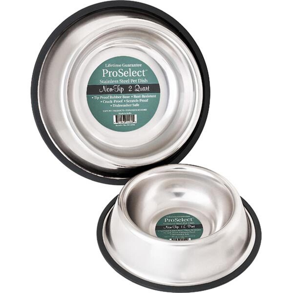 Pet Pals X-Super Heavy Bowl No-Tip Mirror Finish 1.5 Pint - PE392040