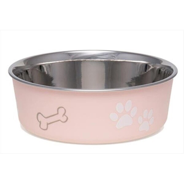 Loving Pets Bella Bowl Pink Lg - 430854