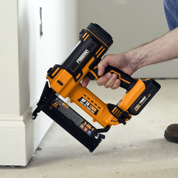 Freeman 20V Bare Tool Cordless 18/16G 3-In-1 Brad Nailer/Narrow Crown Stapler/Finish Nailer - PE20VT31618