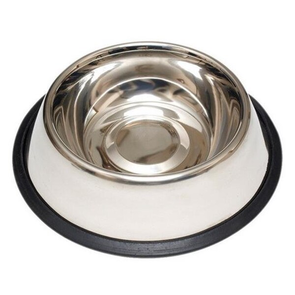 Dr. Pet 57632 32 oz Stainless Steel Non Skid Dog Dish - DR158717